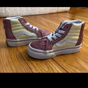 Vans-old skool high top. Toddler 4.5 c.